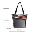 thumbnail image 3 of Easygdp Rustic American Flag Wood Bolso de Hombro para Mujer, Bolso Bandolera y Cartera de Mano Elegante para Uso Diario, 3 of 6