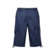 thumbnail image 2 of Ceisia Men's Multi-Pocket Cargo 3/4 Pants Loose Straight-Leg Workwear Shorts with Drawstring Cuffs for Summer Blue XXL Gifts, 2 of 4