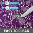 thumbnail image 4 of Drymate Original Cat Litter Mat, Contains Mess from Box for Cleaner Floors, Urine-Proof, Soft on Kitty Paws -Absorbent/Waterproof- Machine Washable, Durable (20”x28”)(Good Medicine Plum), 4 of 5