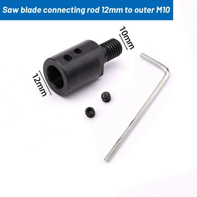 1 Ensemble d'Arbre de Raccord de Lame de Scie M10 pour joints de Raccord de Lame de Scie