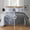 Gray, variant on Elegant Comfort 3-Piece Quilted Bedspread Set, Reversible Plaid Patchwork Design, Ultra Soft All-Season Coverlet with Pillow Shams, Heavyweight Quilt, King, Plaid Burgundy