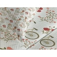 thumbnail image 4 of Ambesonne Floral Quilted Bedspread Set 3 Pcs, Bikes Poppy Flowers, King Size, Multicolor, 4 of 5