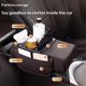 thumbnail image 5 of Reposabrazos para coche, organizador 5 en 1 con portavasos y ranura para teléfono, organizador multifuncional de piel sintética, accesorio universal para vehículos., 5 of 8