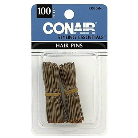 Conair Styling Essentials Hair Pins, Bronze 100