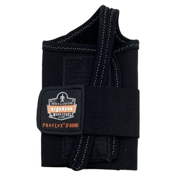 Ergodyne, Wrist Wrap, 4000 Support Wrap, Black, XL, Left Hand, 1 Pack