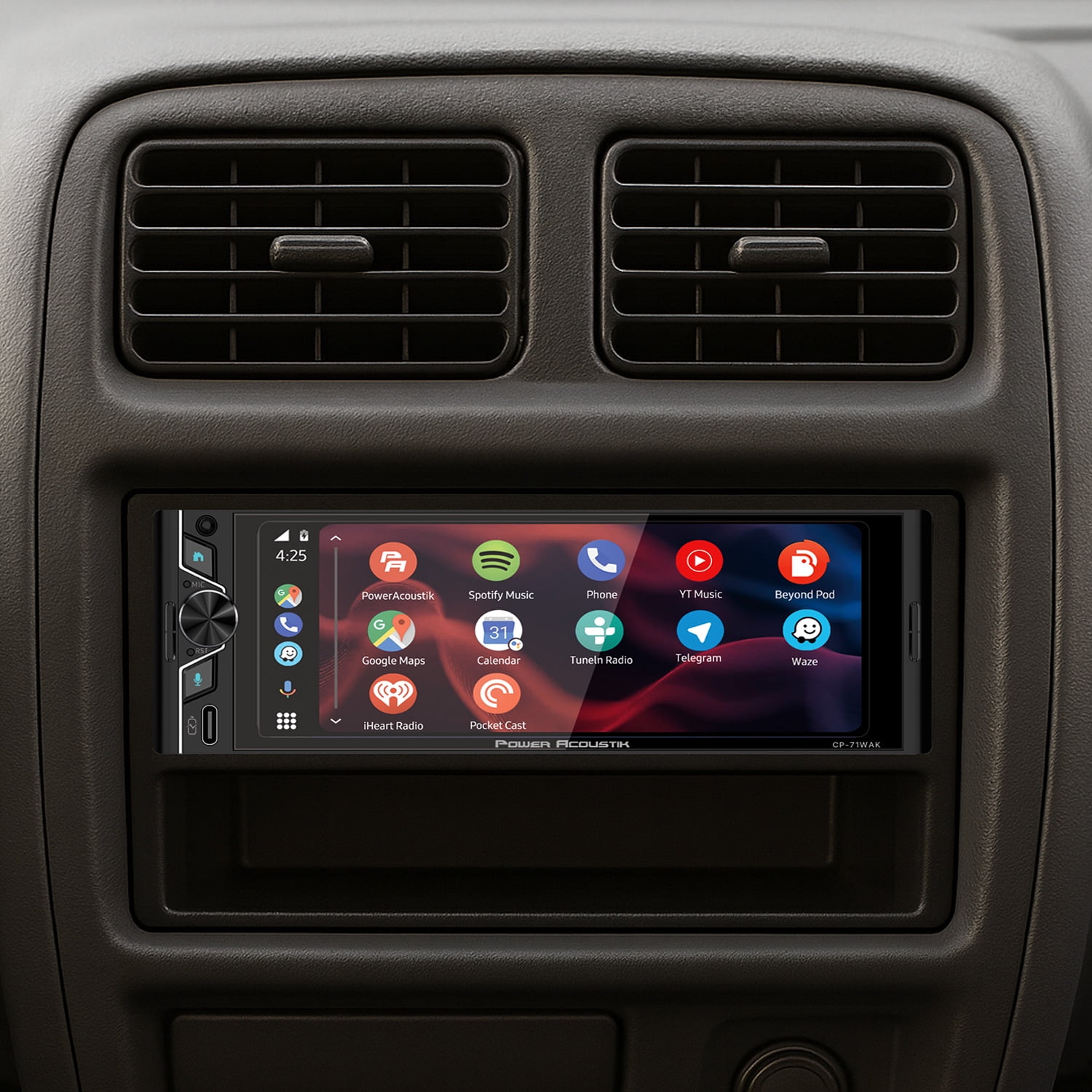 Power Acoustik CP-71WAK Single DIN 6.5