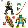 thumbnail image 2 of Teenage Mutant Ninja Turtles Classic Basic Retro 4 Inch Action Figure - Sewer Sports 2-Pack Box Set, 2 of 3