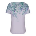 thumbnail image 5 of ZVAVZ T Shirts for Women Summer, Womens Plus Size Long Tunics Or Tops To Wear with Leggings Summer Casual Loose Fit V Neck Blouses T-Shirts Women Tee Shirt, 5 of 6