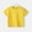 Yellow, variant on Virmaxy Toddler Girls Boys Summer Trendy T-shirt Unisex Kids Comfortable Solid Color Tee Short Sleeve Pullover Cotton T-shirt Top Blue 7-8 Years