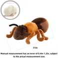 thumbnail image 2 of Simulated Ant Plush Toy Insect Brown Ant Animal Doll Decor Desktop Ornaments Prank Props Birthday Gifts, 2 of 8