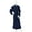 Blue, variant on Bathrobe for Women and Man Soft Cotton Waffle Weave Lightweight SPA Robe 6 Color Coral / Extra-Large