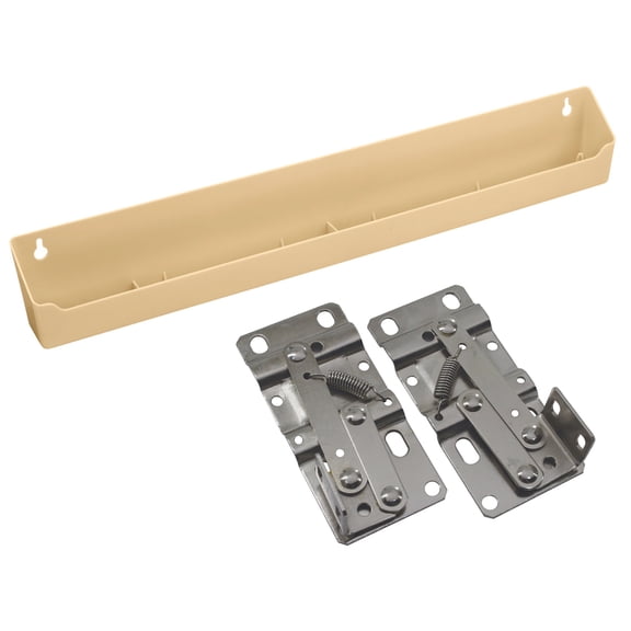 Rev-A-Shelf LD-6591-24-15-1 Lazy Daisy 24" Wide  Polymer Kitchen / Bathroom Tip Out Tray -