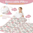thumbnail image 3 of Pioneer Flower Floral Print Pattern Toddler Nap Mats for Kids Preschool,Sleeping Mat Bag or Kids,Toddler Sleeping Bag,Toddler Nap Mat or Daycare, 3 of 6