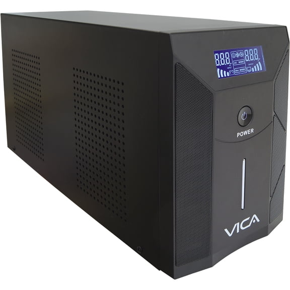 No break con regulador Vica S3000 3000VA/1800W 8 tomas reguladas y respaldadas