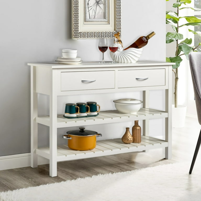 Cream entryway table outlet