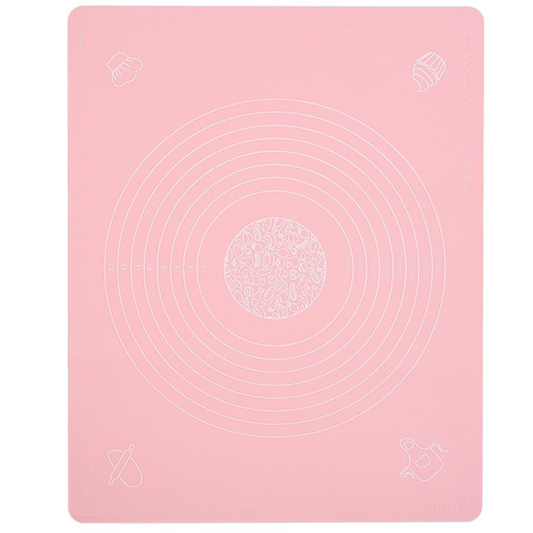 Pink Perforated Silicone Baking Mat - Half-Sheet