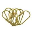 thumbnail image 2 of 6 Unids Multifunción Mosquetón Accesorio Tornillo De Bloqueo Llavero Senderismo Accesorios De Bricolaje Baoblaze Llavero de bloqueo de tornillo, 2 of 8