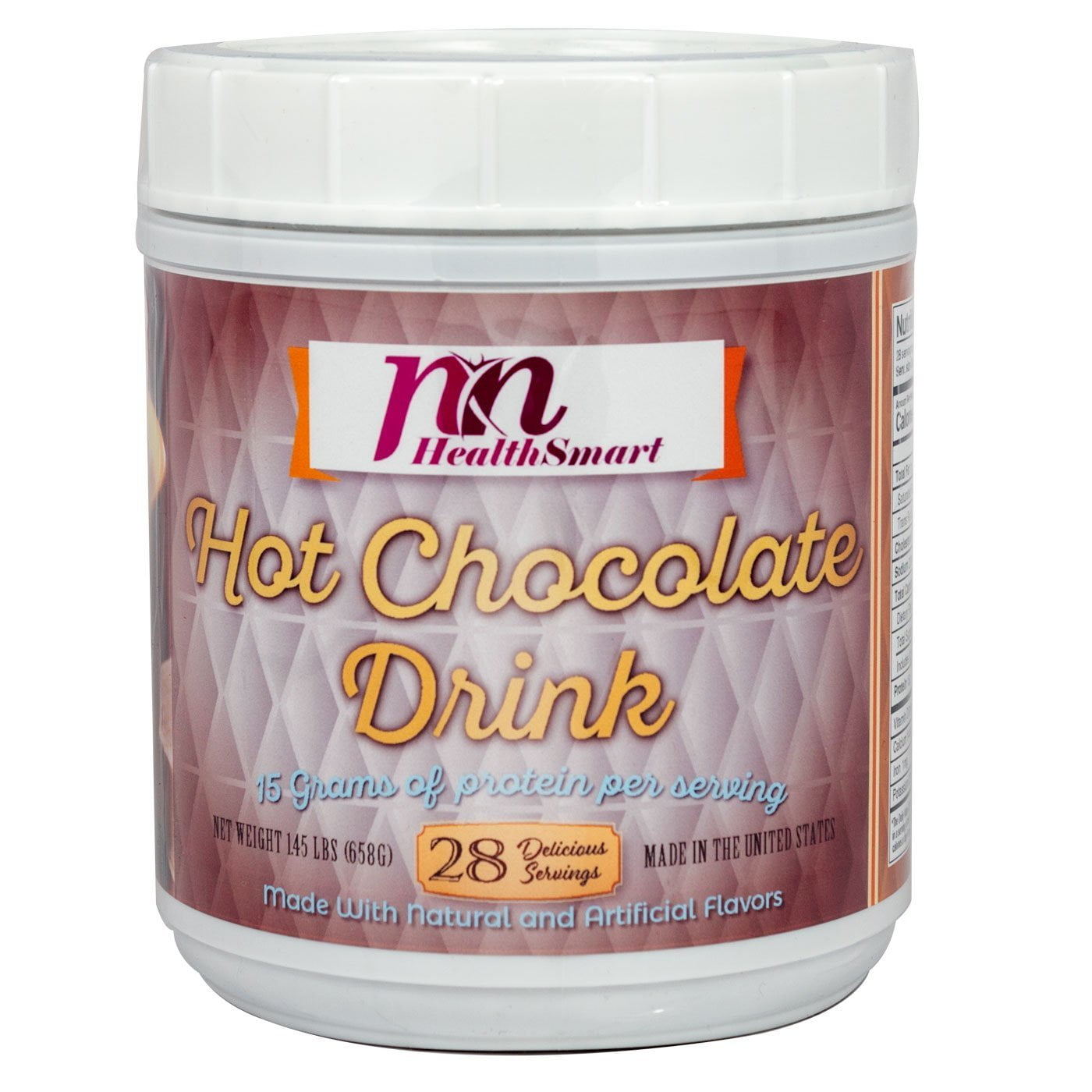 Healthsmart High Protein Diet Hot Chocolate Classic Hot Chocolate Instant Weight Loss Hot Cocoa Mix 15g Protein Low Sugar Low Carb Low Healthsmart High Protein Diet Hot Chocolate Classic Hot Chocolate Instant Weight Loss Hot Cocoa Mix 15g Protein Low Sugar Low Carb Low