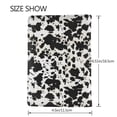 thumbnail image 3 of Rateoe Cow Skin 1 Pattern Passport Holder Wallet Leather Mulit-purpose Travel Wallet Credit Cards Case ,Passport Cover for Women Men-6.5 in, 3 of 5