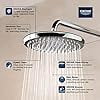 thumbnail image 4 of Grohe Tempesta 26715000 250 Rain Shower Head, 9 7/8" - 1 Spray, 1.75 gpm in Grohe Chrome, 4 of 5
