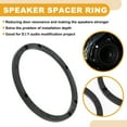 thumbnail image 3 of Anillo espaciador para altavoces de automóvil, barco y casa rodante Tweeter, adaptador para altavoces de 6.5" ABS 2pcs Universal, 3 of 7