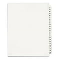 thumbnail image 2 of Preprinted Legal Exhibit Side Tab Index Dividers, Avery Style, 25-Tab, 26 To 50, 11 X 8.5, White, 1 Set, (1331) | Bundle of 5 Sets, 2 of 7
