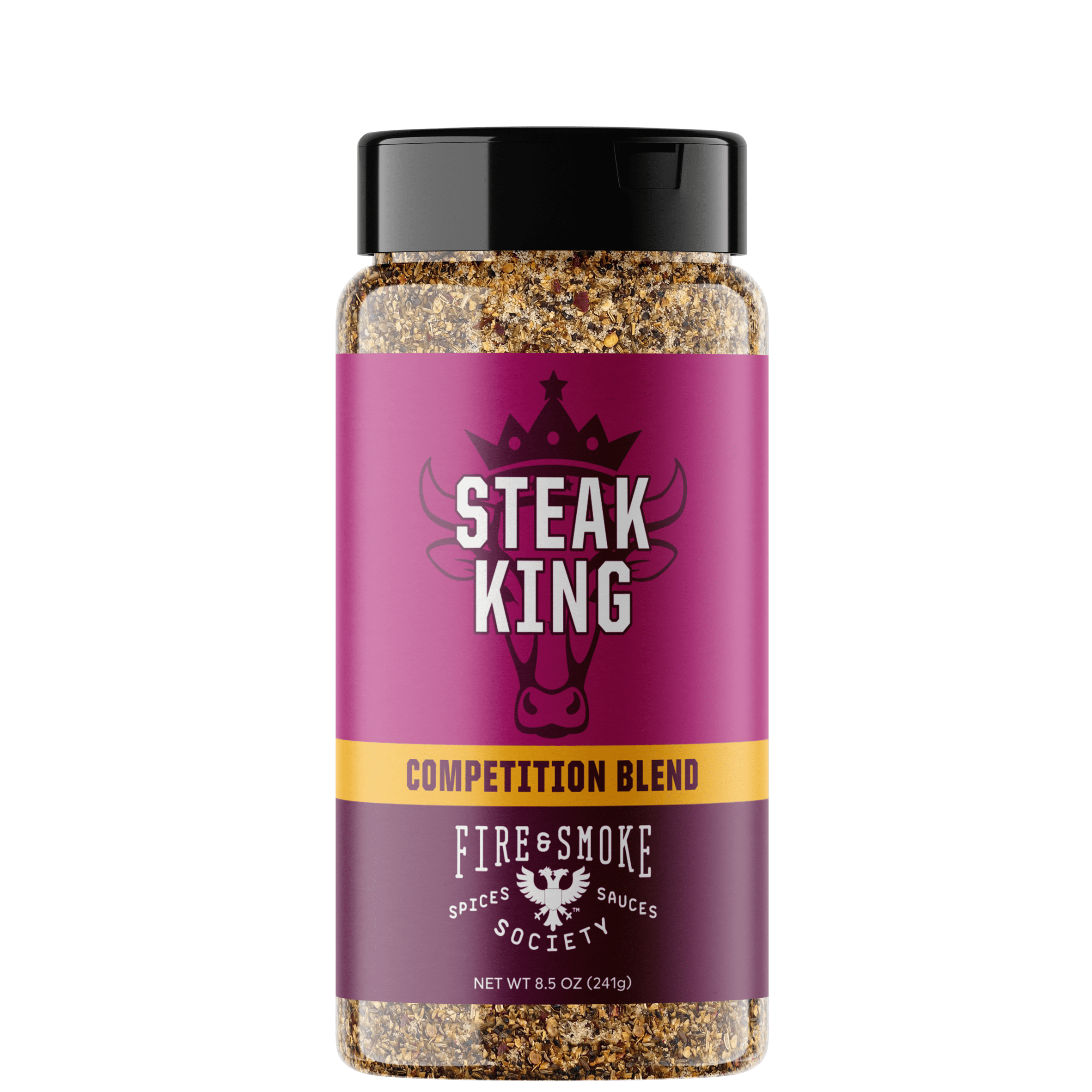 Fire & Smoke Society Steak King Rub and Seasoning, 7.5 ounce