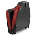 thumbnail image 4 of Premium Marine A Pair of High Back Folding Boat Seat, Fishing Marine Seats with Stainless Steel Screws, Charcoal/Wine Red(2 Seats), 4 of 5