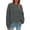 Dark Gray, variant on Crew Neck Sweatshirts for Women, Soft Fleece Oversize Long Sleeve Pullover for Fall Winter Loungewear Light Brown L