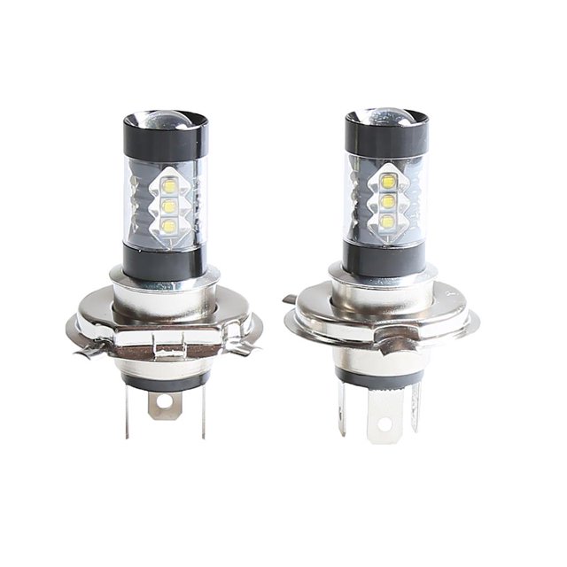 80W 9003 LED de Luz Antieb Lámpara de Faro Bajo Paquete de 2 Baoblaze Bombilla LED H4
