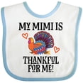 thumbnail image 3 of Inktastic Thanksgiving Mimi Thankful for Me Turkey Boys or Girls Baby Bib, 3 of 4