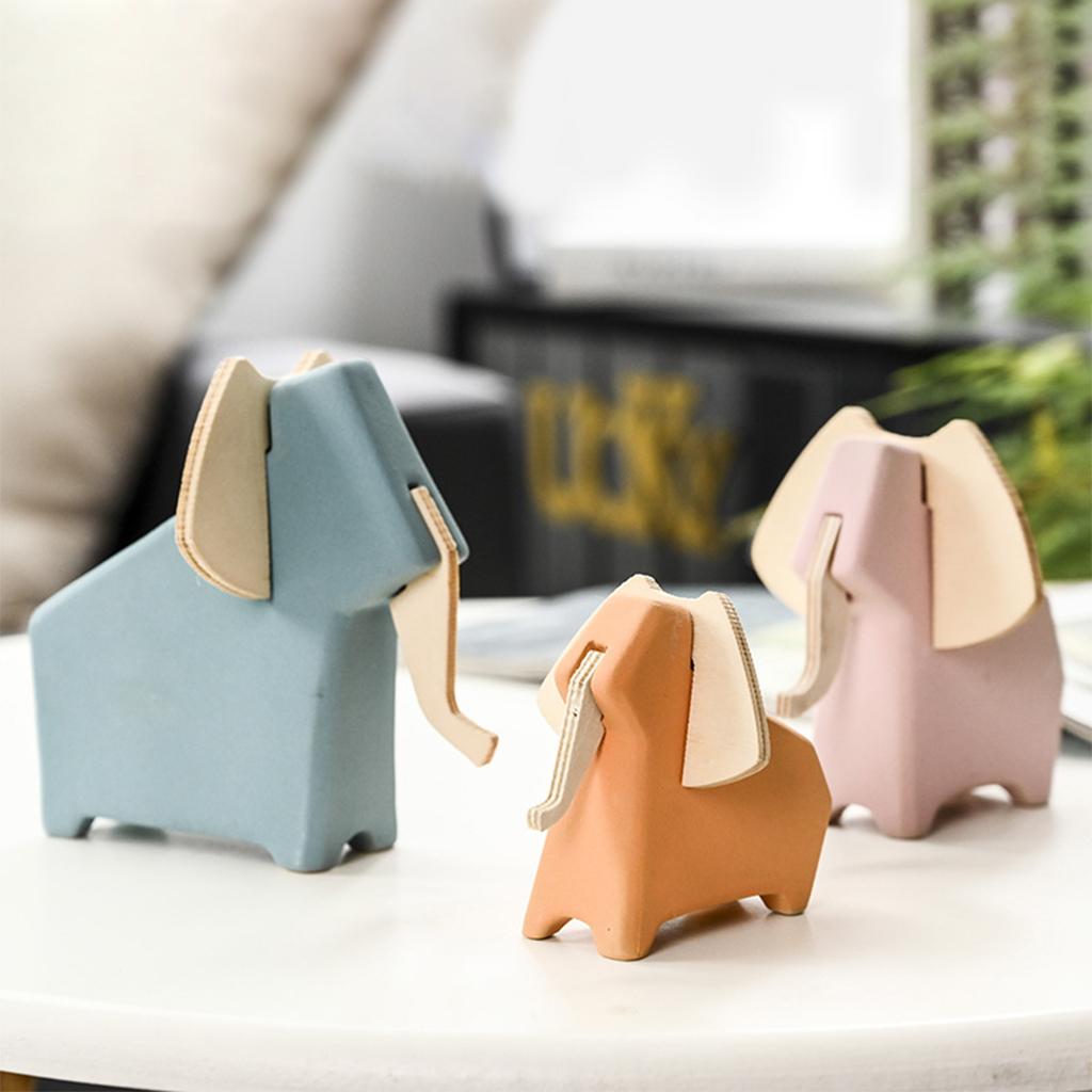 Miniature Animal Statues Model Animal Figurines Photo Props Bedside ...