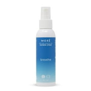 MOXE In-Shower Aromatherapy Mist Breathe Blend, 100% Pure Essential Oil Sinus and Congestion Relief Steam Spray, 4 oz