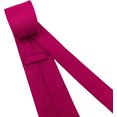 thumbnail image 3 of XINQIHANG Men's Ties Solid Pure Color Plain Formal Black Ties For Men, 3 of 5