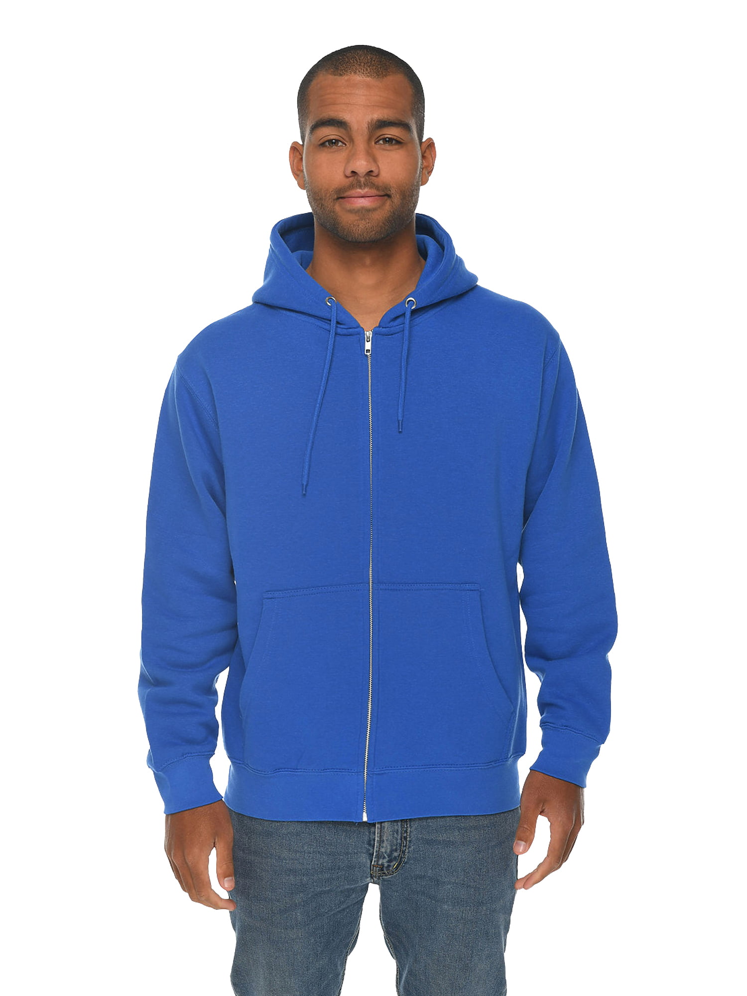Unisex Zipper Hoodie for Women XS S M L XL 2XL Men Hoodie Casual Plain  Hoody for Men - Blue Hoodie Blue Sweatshirt