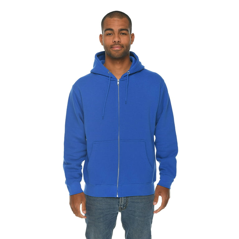Unisex Zipper Hoodie for Women XS S M L XL 2XL Men Hoodie Casual Plain  Hoody for Men - Blue Hoodie Blue Sweatshirt 