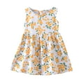 thumbnail image 1 of Robe Fille Imprimé Floral Robe Princesse Robe de Plage Robe d'Été Robe pour Enfants, 1 of 3
