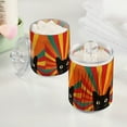 thumbnail image 2 of Yayeee 2 Pack Qtip Holder Bathroom Cotton Swab Canister with Lid Clear Dispenser Set, Black Cat, 2 of 6