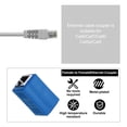 thumbnail image 4 of Uxcell 5 Pack RJ45 Ethernet Coupler, Female to Female Cat6 Coupler Ethernet Extension Adapter Network Connector Blue, 4 of 6