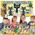 thumbnail image 5 of Pete the Cat Party Supplies Decor Cups Fans Decorations Honeycomb Centerpieces Cake Toppers, 5 of 6