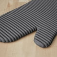 thumbnail image 4 of KitchenAid Ribbed Soft Silicone Oven Mitt 2-Pack Set, Charcoal Grey, 7.5"x13", 4 of 6