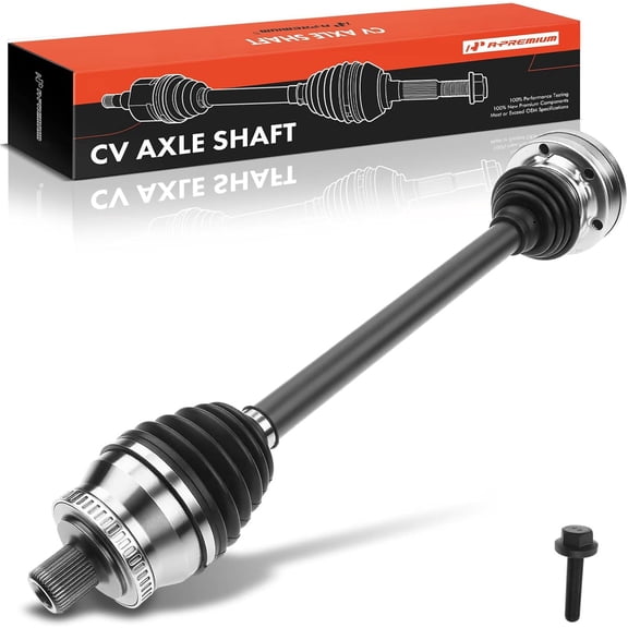 A-Premium Front Left Driver Side CV Axle Shaft Assembly Compatible with Audi A4 A4 Quattro 2002-2004 V6 3.0L Manual Transmission