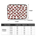 thumbnail image 3 of Laptop Sleeve Bag Compatible For iPad MacBook Air Pro Tablet Computer PC notebook Protective Fit in 10/12/13/14/15/16/17 inch Size Red Hearts (3), 3 of 5
