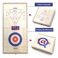 thumbnail image 5 of 3 in 1 Table Desktop Battle Board Games, Large Size Foldable Wooden Ice Hockey Games, Interactive Foosball Game Toys for Family Suitable for Children Over 6 Years Old, 5 of 7