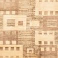thumbnail image 1 of Ahgly Tapis d'Intérieur Carré Abstrait Marron Or, 6 Pieds Carré, 1 of 6