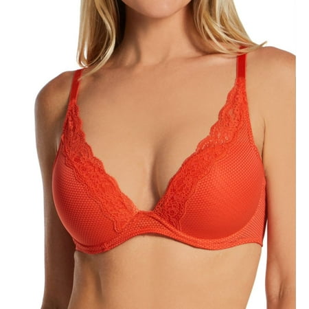

Women s Passionata 5701 Brooklyn Lace Plunge T-Shirt Bra (Sunrise 38E)