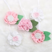 The Peanutshell Pink Floral Baby Musical Crib Mobile for Baby Girls with 12 Lullabies