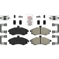 thumbnail image 2 of AmeriBRAKES Semi-Metallic Disc Brake Pads with included lubricant and hardware, AmeriPLATINUM PTM941 - For Elantra Fits select: 2002-2005 HYUNDAI ELANTRA, 2 of 4
