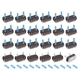 thumbnail image 1 of Uxcell 24Pcs Almohadillas de fieltro con clavo, almohadillas de fieltro rectangulares deslizadores para muebles protectores de piso para muebles de madera mesa sofá pata de silla (18mm, marrón), 1 of 5