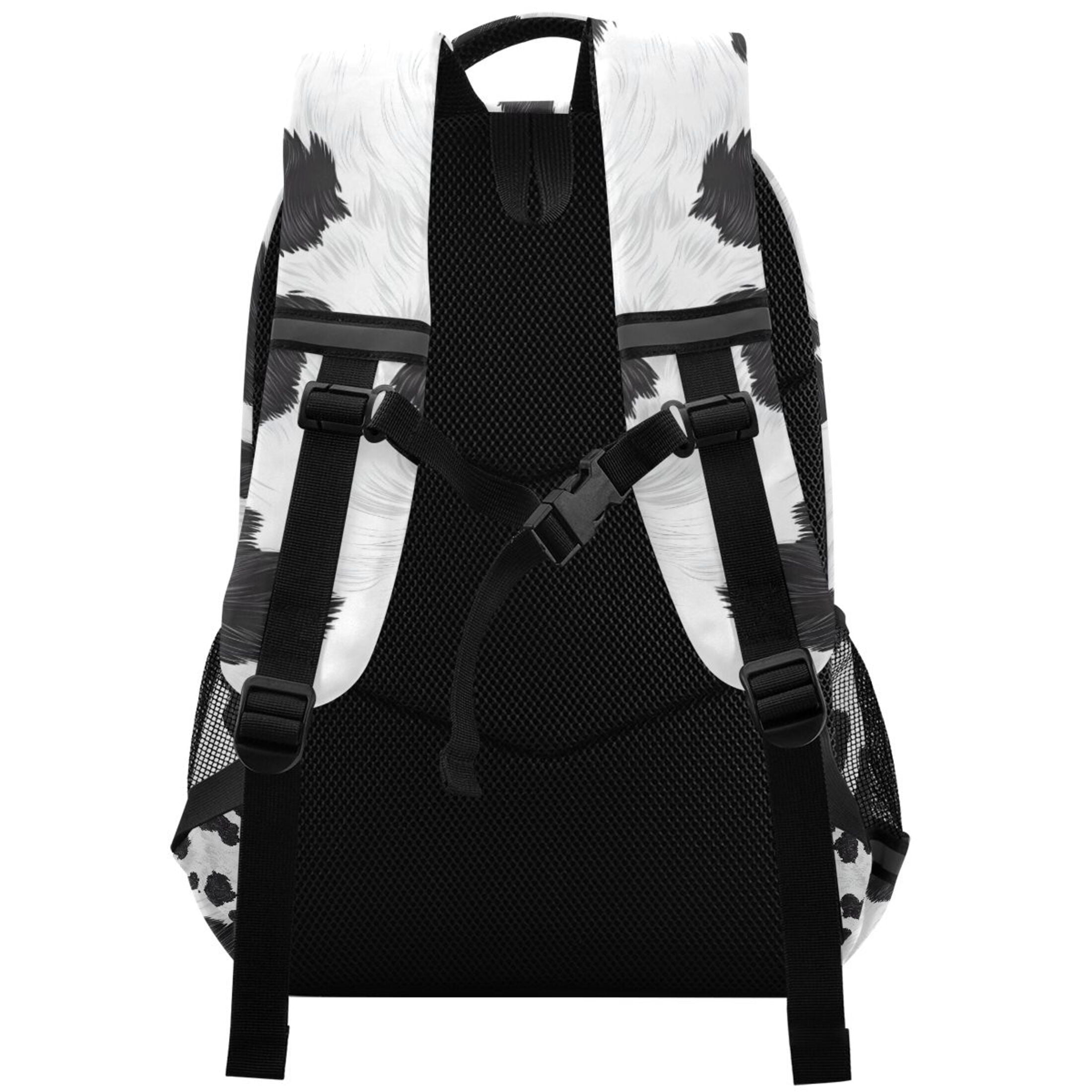 ALAZA Cow Print Backpack Elementary School Bag Bookbag Travel Rucksack